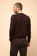 Pull Col Rond - Howard - Choco