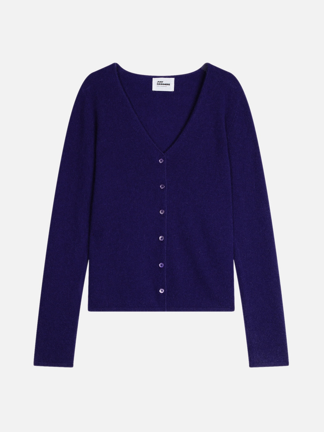 Cárdigan Cuello en V - Norma - Purple