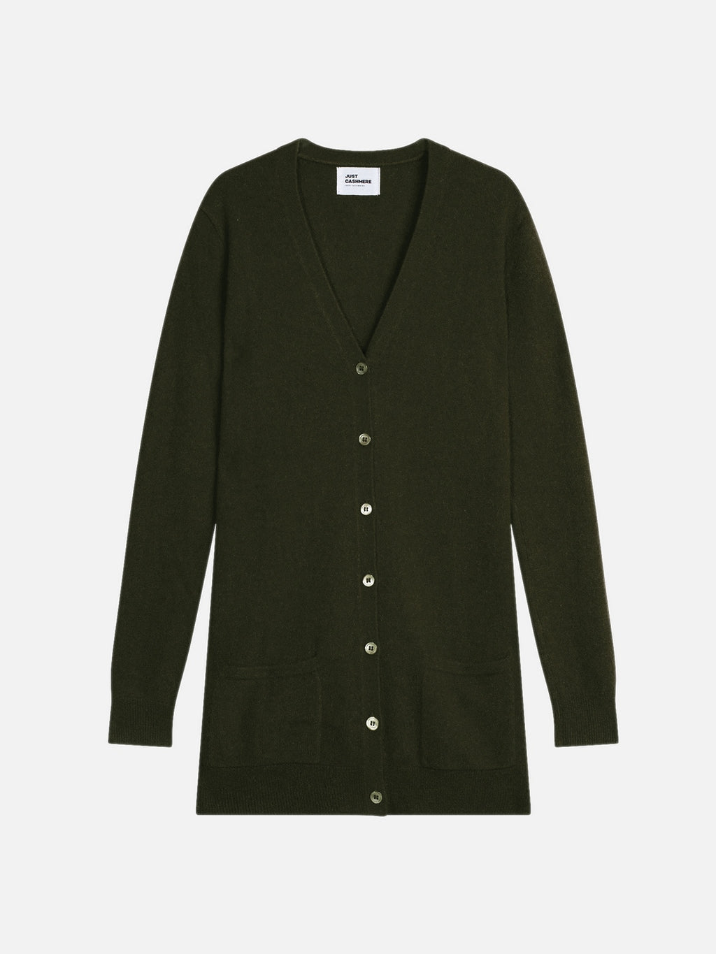 Cardigan Col V - Chelsea - Kaki