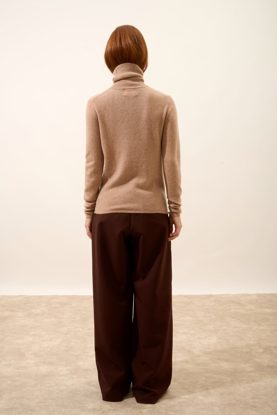 Pull Col Roulé - Ava - Camel Chiné