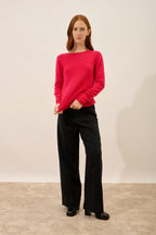 Pull Col Bateau - Grace - Fuchsia