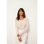 Jersey de Cuello Barco - Fiona - Marfil