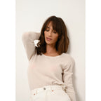 Jersey de Cuello Barco - Fiona - Marfil