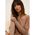 Jersey Cuello Barca - Fiona - Camel Chiné
