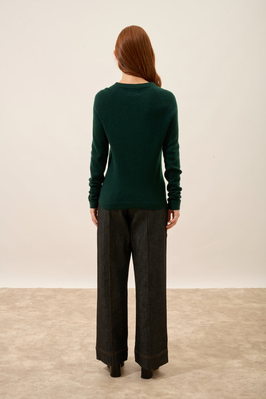 Jersey Cuello Redondo - Jane - Ciprés