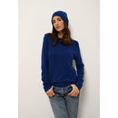 Pull Col Rond Jane - 100% Cachemire 2 Fils - Outremer - Femme