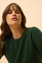 Jersey Cuello Redondo - Helen - Ciprés