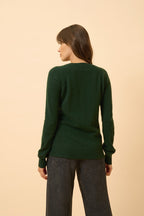 Jersey Cuello Redondo - Helen - Ciprés