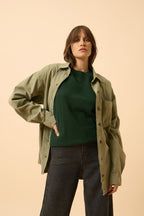 Jersey Cuello Redondo - Helen - Ciprés