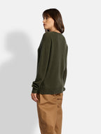 V-Neck Jumper - Nora - Khaki