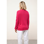 Jersey de Cuello de Pico - Nora - Fucsia