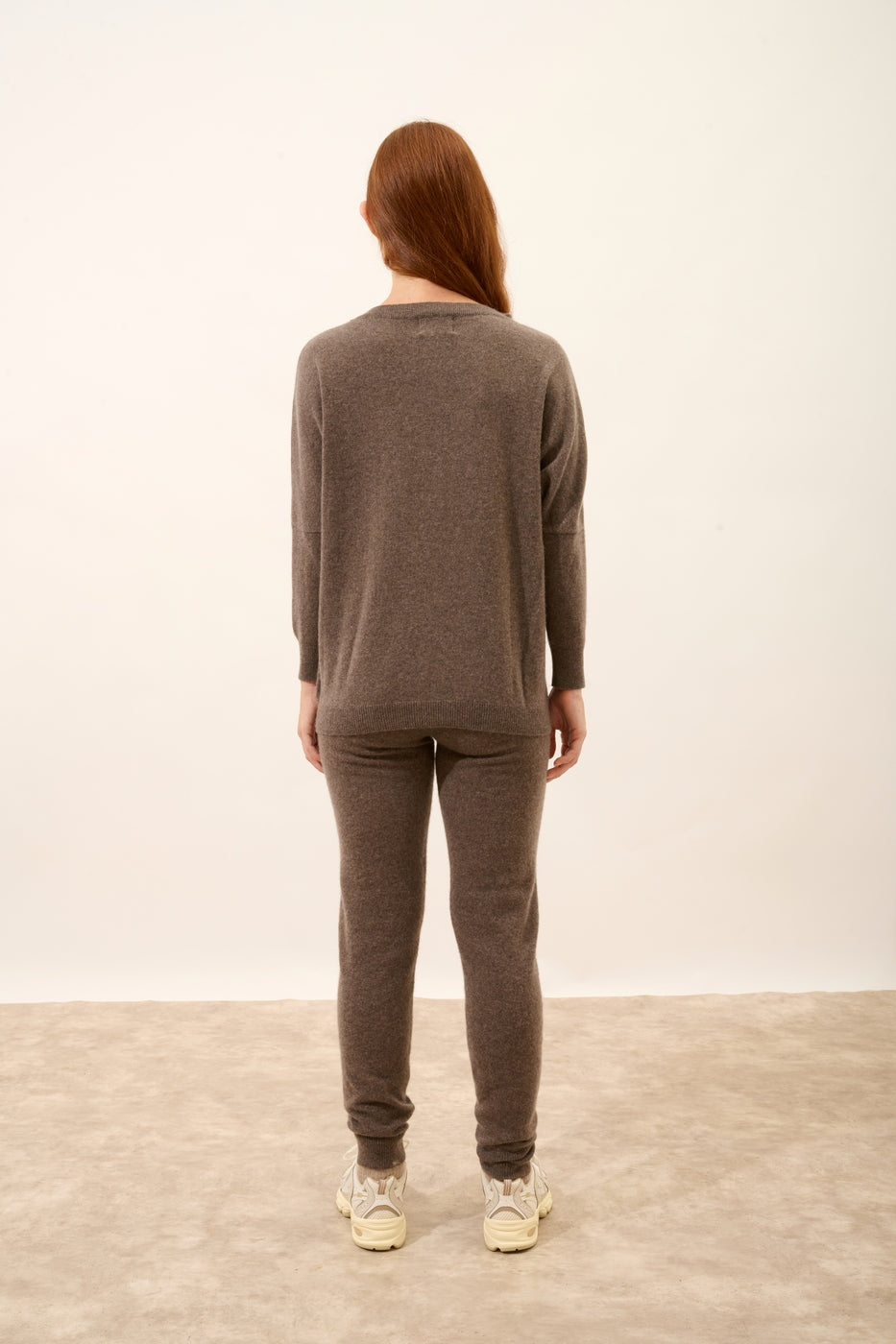 Batwing Jumper - Rebecca - Taupe Chiné