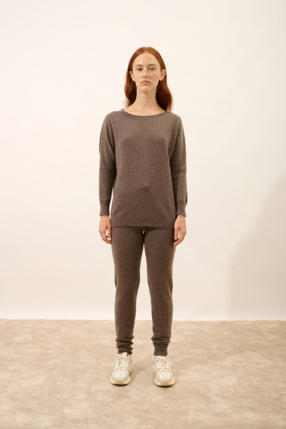 Batwing Jumper - Rebecca - Taupe Chiné