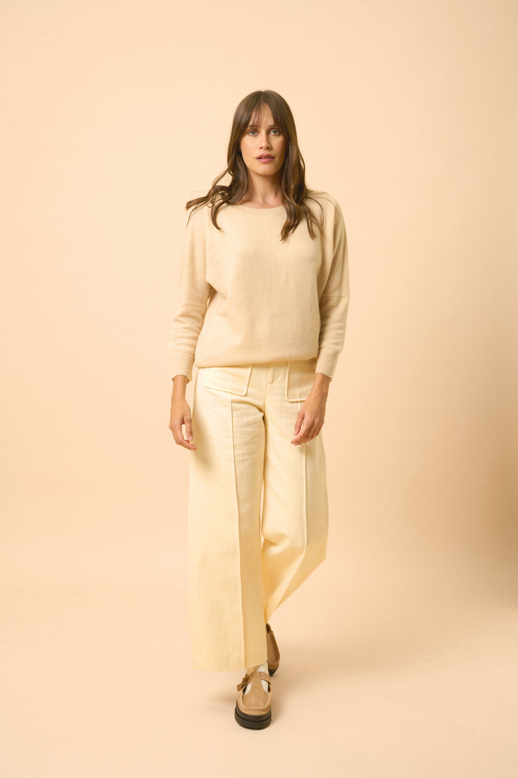 Pull Chauve Souris - Rebecca - Sable