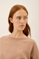 Pull Chauve Souris - Rebecca - Camel Chiné