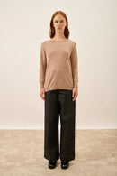 Pull Chauve Souris - Rebecca - Camel Chiné