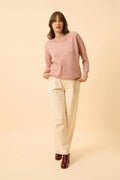 Batwing Jumper - Rebecca - Rose Wood