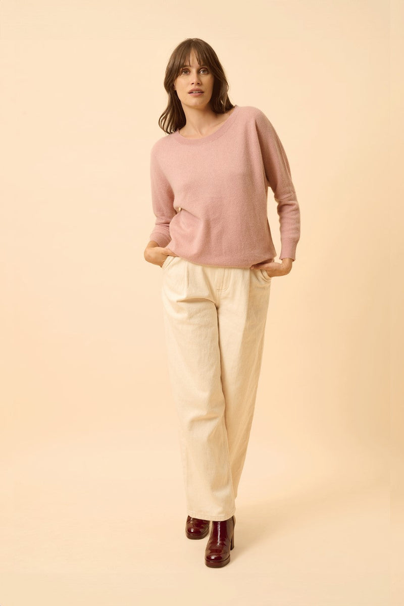 Pull Chauve Souris - Rebecca - Bois De Rose