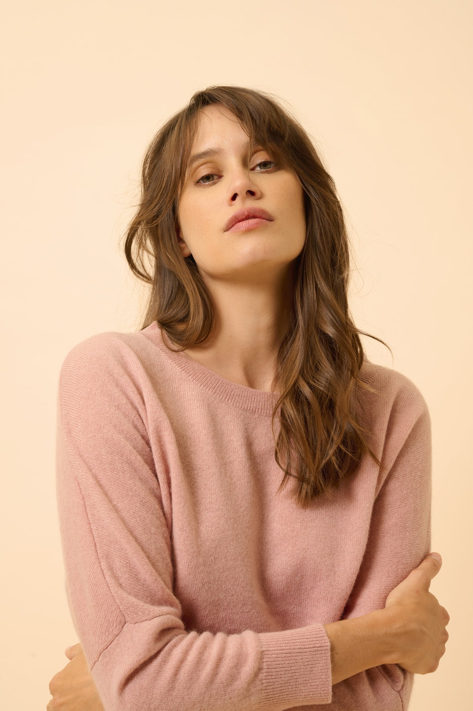 Batwing Jumper - Rebecca - Rose Wood