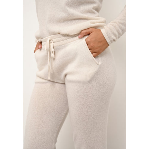 Jogging Wendy - 100% Cachemire 2 Fils - Ivoire - Femme