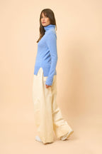 Pull Col Roulé - Lexie - Sky