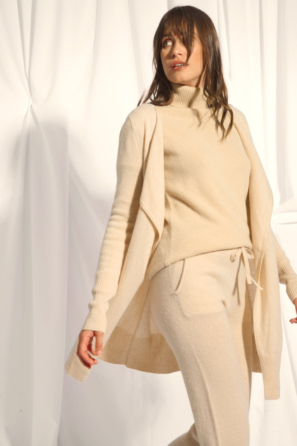 Veste Longue - Brooke - Sable