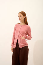 Cardigan Col Rond - Katharine - Pétale