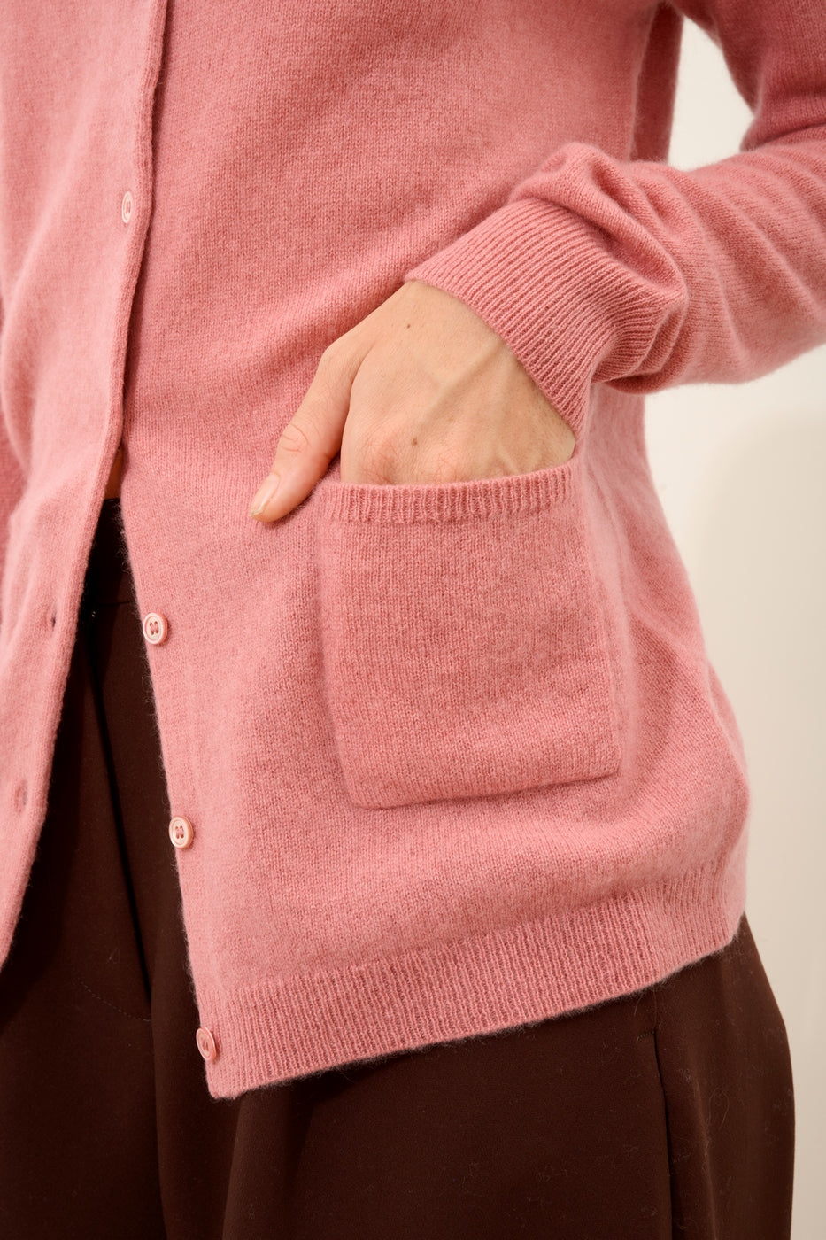 Cardigan Col Rond - Katharine - Pétale