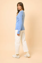 Jersey Cuello Redondo - Jane - Sky