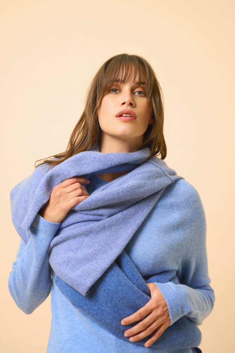 Jersey Cuello Redondo - Jane - Sky