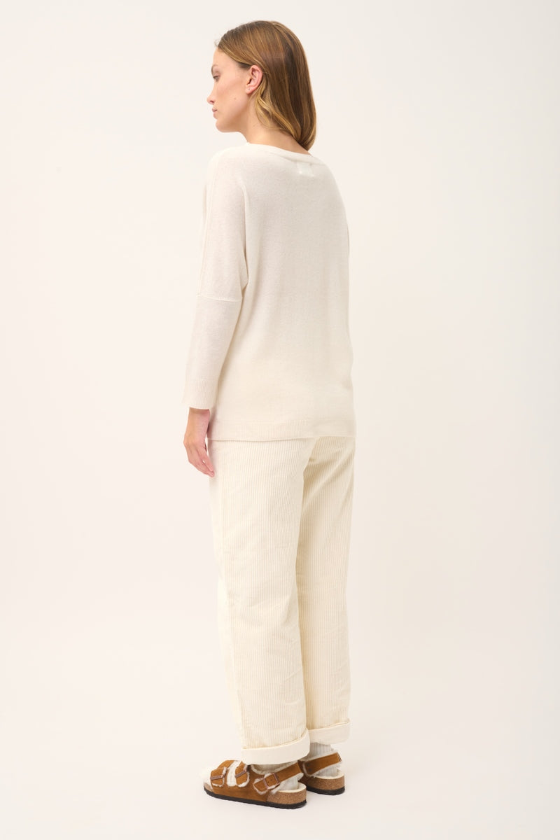 Pull Chauve Souris - Rebecca - Ivoire