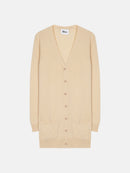 Cardigan Col V - Chelsea - Sable