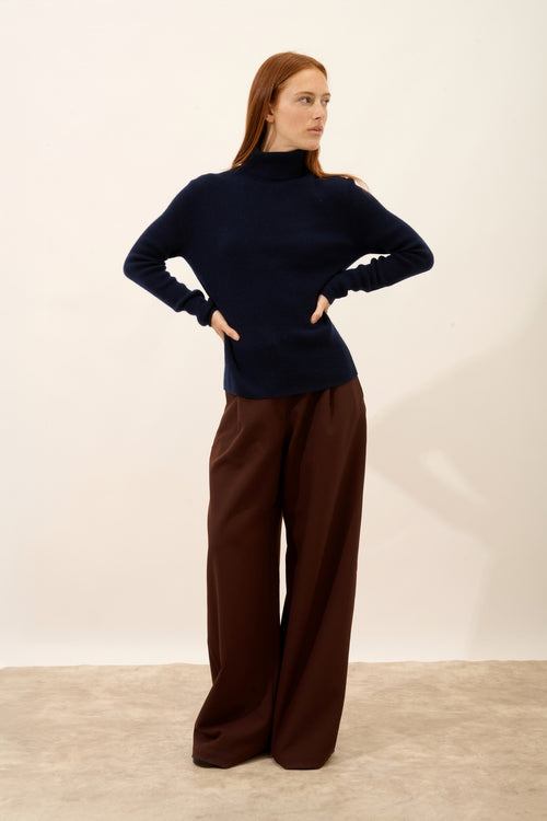 Pull Col Roulé - Lanais - Navy