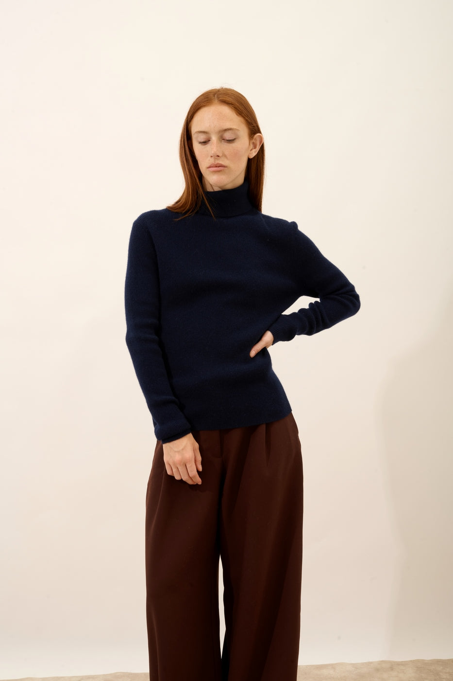 Pull Col Roulé - Lanais - Navy