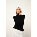 Cashmere Just - Lanais Roll Neck Sweater - Negro - 100% Cachemira 2 Hilados - Mujer