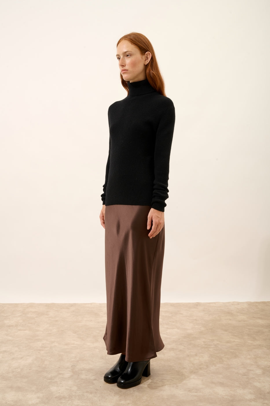 Jersey de Cuello Vuelto - Lanais - Negro