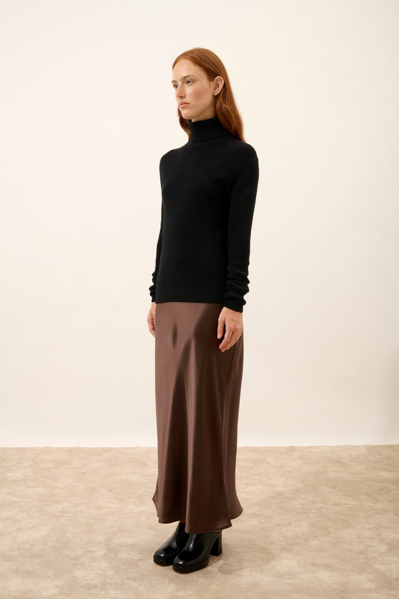 Pull Col Roulé - Lanais - Noir