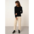 Jersey de Cuello Redondo - Avana - Negro