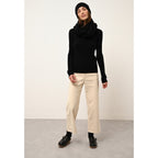 Jersey de Cuello Redondo - Avana - Negro