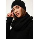 Just Cashmere - Pull Col Rond Avana - Noir - 100% Cachemire 2 Fils - Femme