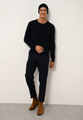Jersey Cuello Redondo 4 Hilos - Gabin - Navy