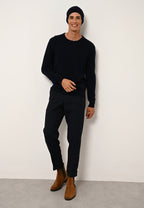 Jersey Cuello Redondo 4 Hilos - Gabin - Navy
