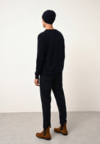 Jersey Cuello Redondo 4 Hilos - Gabin - Navy