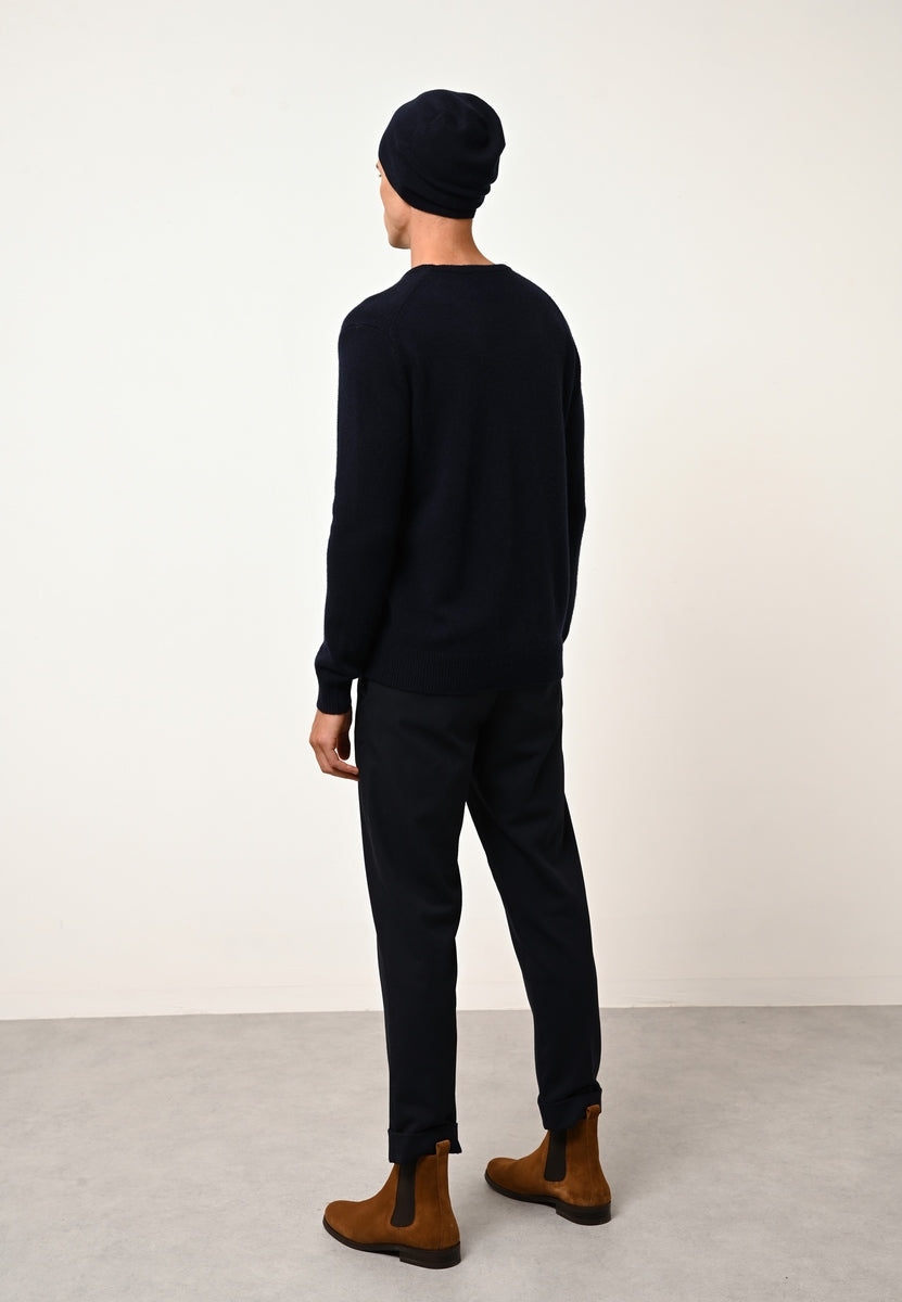 Jersey Cuello Redondo 4 Hilos - Gabin - Navy