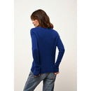 Just Cashmere - Pull Col Rond Joyce Outremer - 100% Cachemire - 4 Fils - Jersey - Femme