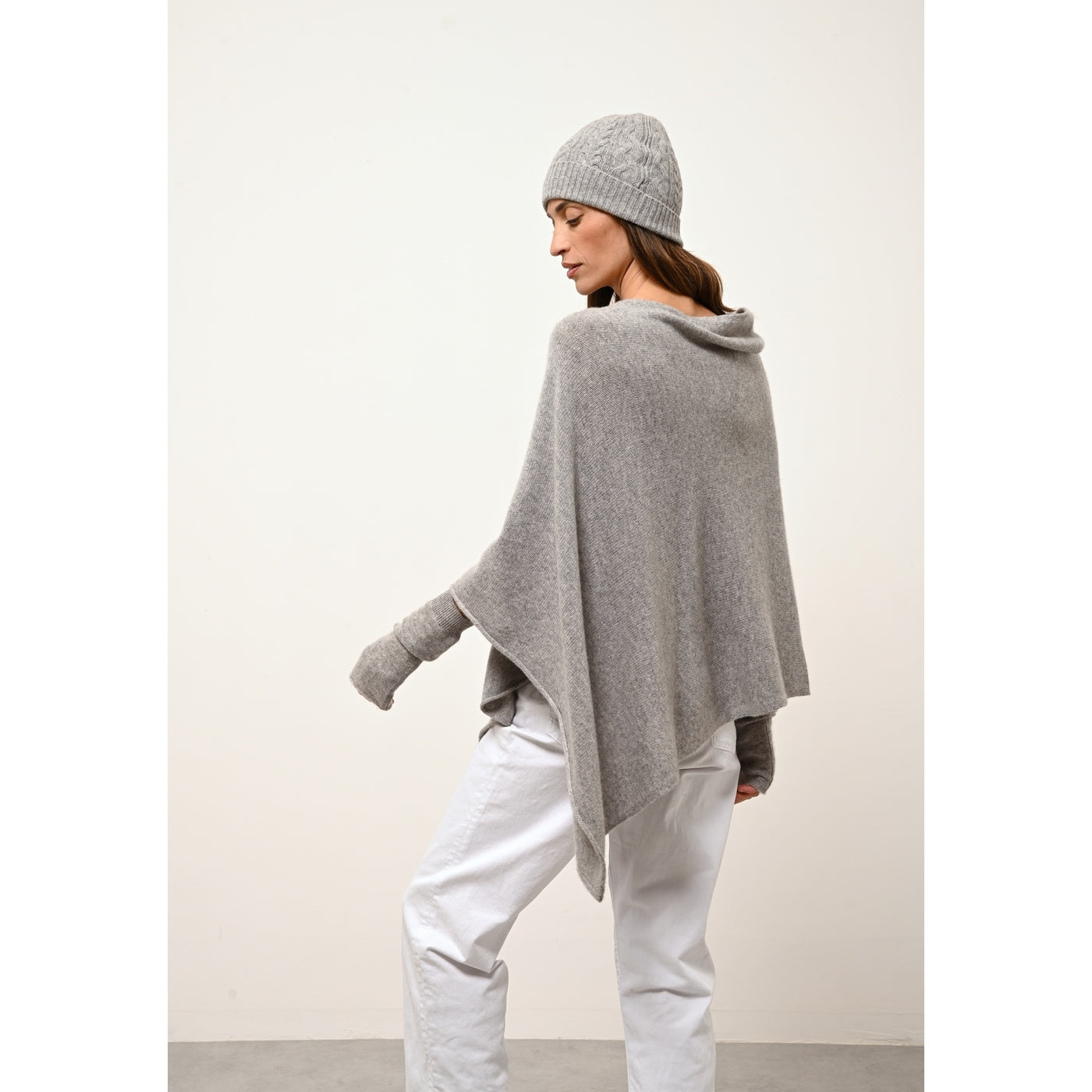 Poncho 4 Fils - Ashley - Nuage Chiné