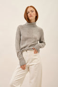 Jersey de Cuello Vuelto - Lilly - Nuage Chiné