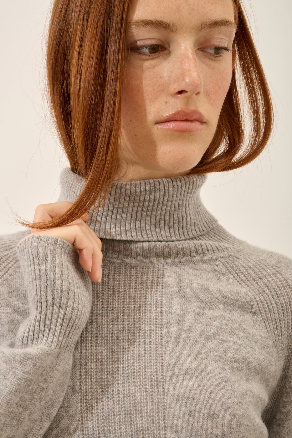 Pull Col Roulé - Lilly - Nuage Chiné