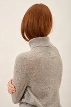Pull Col Roulé - Lilly - Nuage Chiné