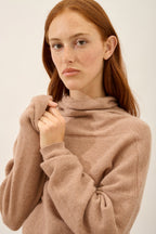 Jersey de Cuello Vuelto - Blantyre - Camello Jaspeado